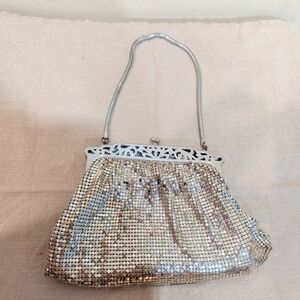 Whiting & Davis Vintage Silver Evening Bag